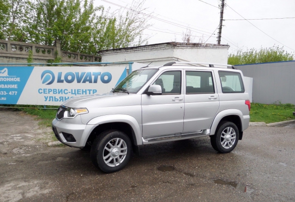 UAZ  PATRIOT (УАЗ ПАТРИОТ)  гбо пропан 4-го поколения  LOVATO (Италия) баллон 105 литров.